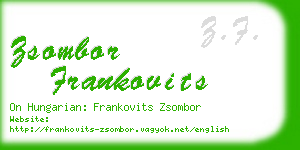 zsombor frankovits business card